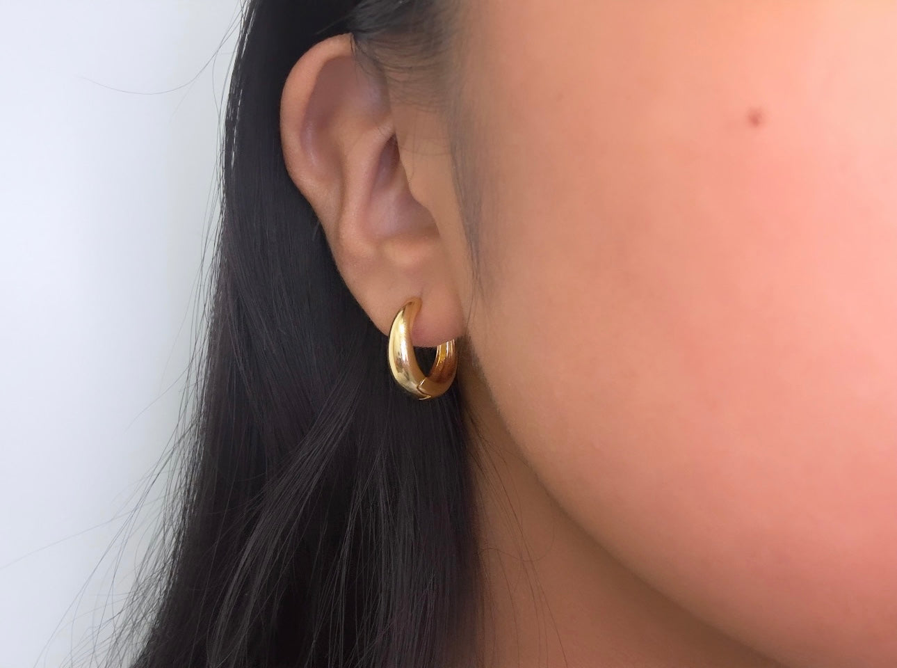 Chunky Gold Hoops